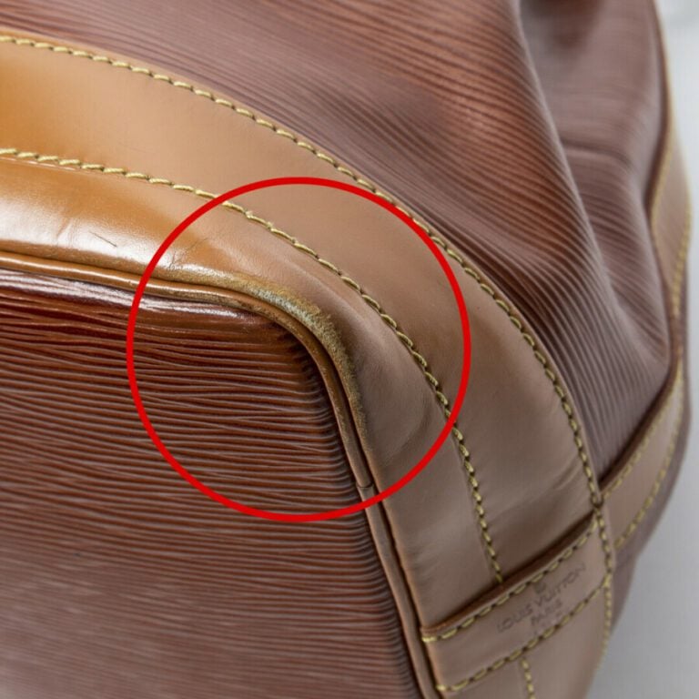 LOUIS VUITTON - 1991 - Sac "Noé" - "Noé" bag - - Cuir Epi Tan, cuir naturel - T…