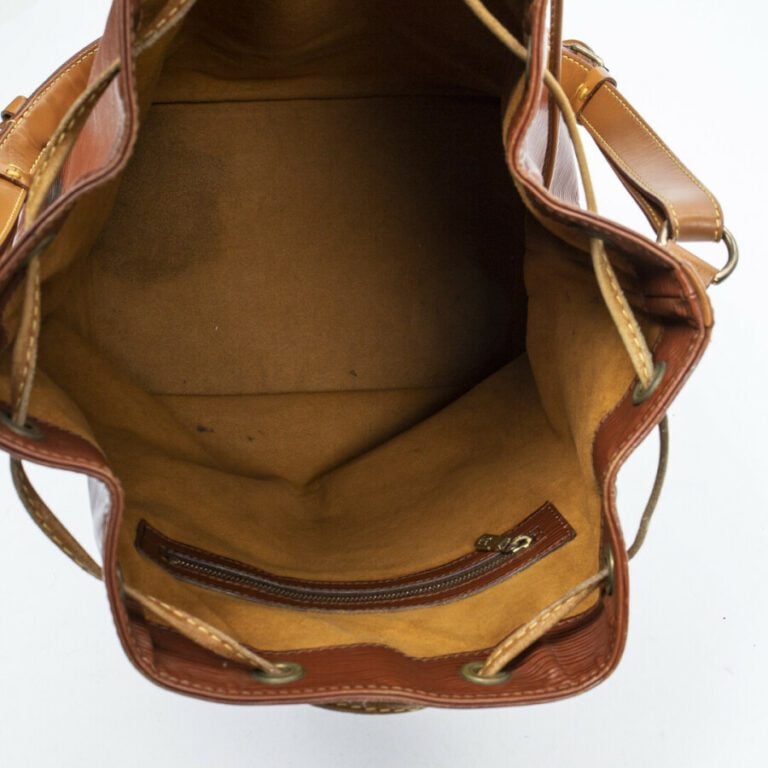LOUIS VUITTON - 1991 - Sac "Noé" - "Noé" bag - - Cuir Epi Tan, cuir naturel - T…