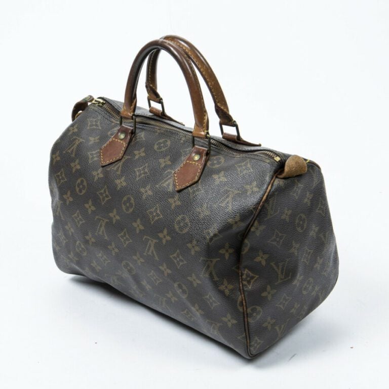 LOUIS VUITTON - 1991 - Sac "Speedy" 30 - "Speedy" 30 bag - - Toile Monogram, cu…