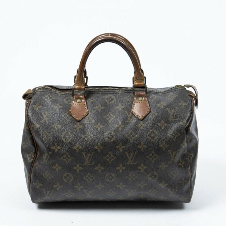 LOUIS VUITTON - 1991 - Sac "Speedy" 30 - "Speedy" 30 bag - - Toile Monogram, cu…