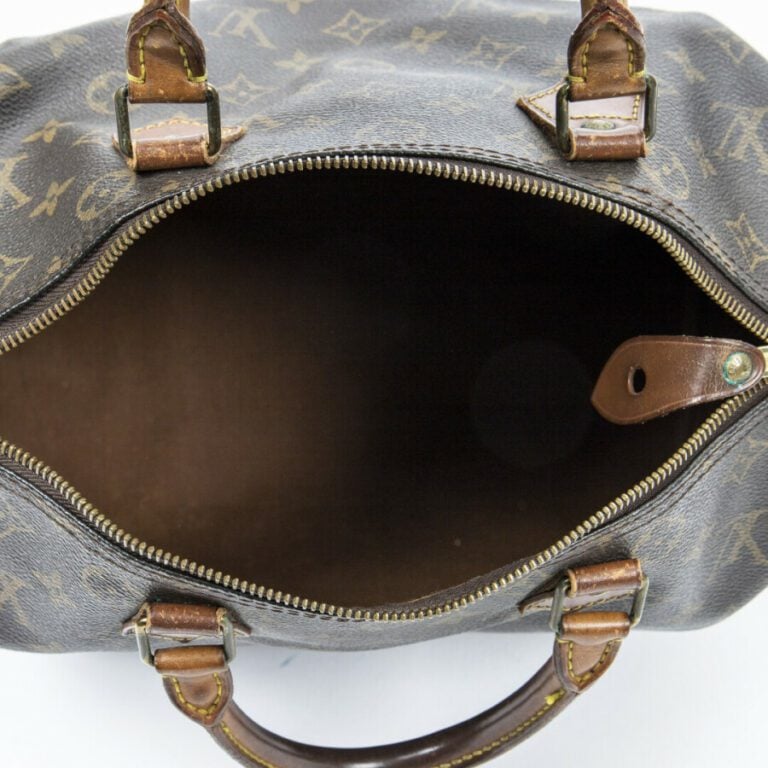 LOUIS VUITTON - 1991 - Sac "Speedy" 30 - "Speedy" 30 bag - - Toile Monogram, cu…