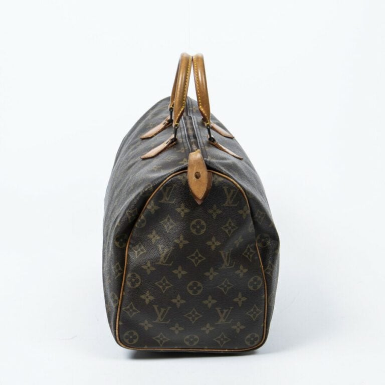 LOUIS VUITTON - 1991 - Sac "Speedy" 40 - "Speedy" 40 bag - - Toile Monogram, cu…