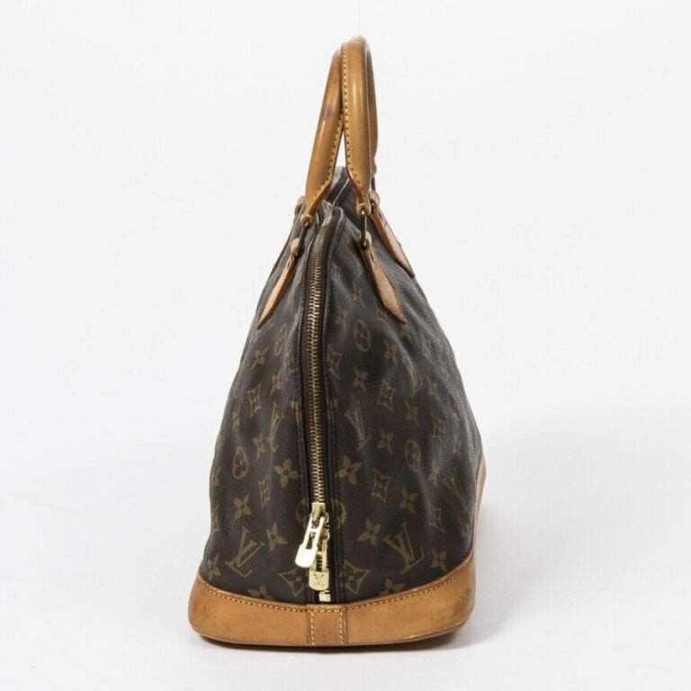 LOUIS VUITTON - 1993 - Sac "Alma" PM - "Alma" PM bag - - Toile Monogram, cuir n…