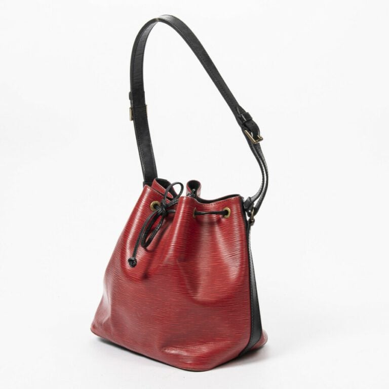 LOUIS VUITTON - 1994 - Sac "Petit Noé" - "Petit Noé" bag - - Cuir Epi rouge et…