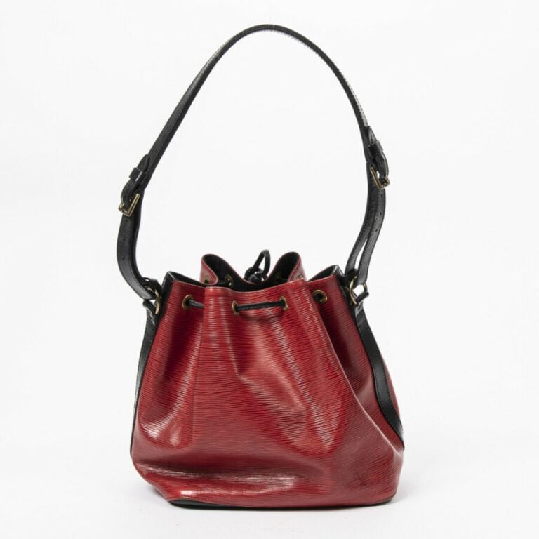 LOUIS VUITTON - 1994 - Sac "Petit Noé" - "Petit Noé" bag - - Cuir Epi rouge et…
