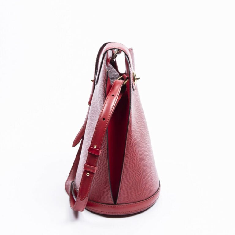 LOUIS VUITTON - 1995 - Sac "Cluny" - "Cluny" bag - - Cuir Epi rouge - Red Epi l…