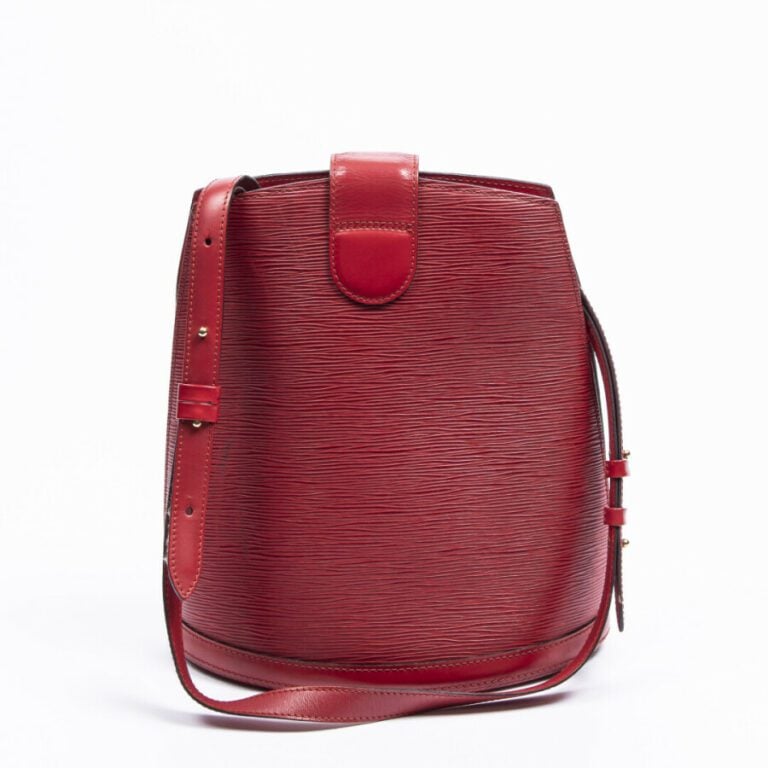 LOUIS VUITTON - 1995 - Sac "Cluny" - "Cluny" bag - - Cuir Epi rouge - Red Epi l…
