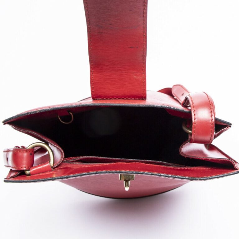 LOUIS VUITTON - 1995 - Sac "Cluny" - "Cluny" bag - - Cuir Epi rouge - Red Epi l…