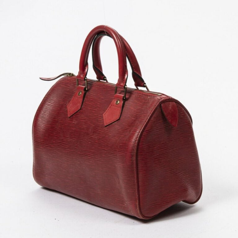 LOUIS VUITTON - 1995 - Sac "Speedy" 25 - "Speedy" 25 bag - - - Cuir Epi rouge -…