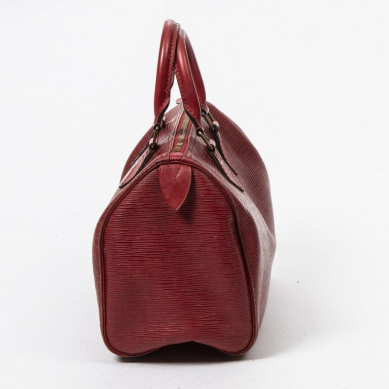 LOUIS VUITTON - 1995 - Sac "Speedy" 25 - "Speedy" 25 bag - - - Cuir Epi rouge -…