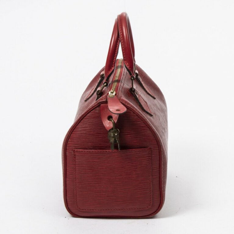 LOUIS VUITTON - 1995 - Sac "Speedy" 25 - "Speedy" 25 bag - - - Cuir Epi rouge -…