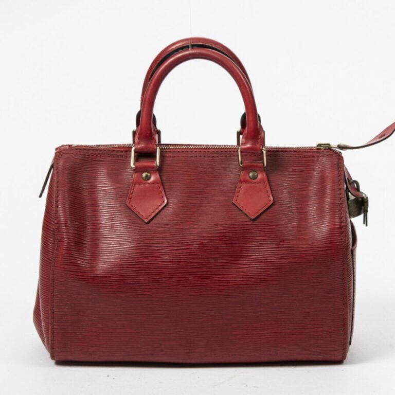 LOUIS VUITTON - 1995 - Sac "Speedy" 25 - "Speedy" 25 bag - - - Cuir Epi rouge -…