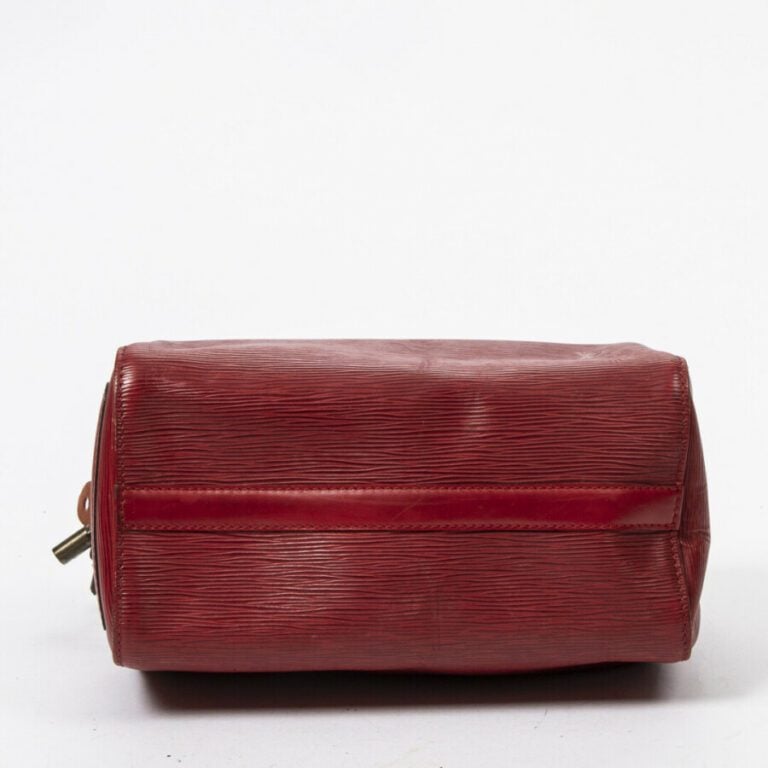 LOUIS VUITTON - 1995 - Sac "Speedy" 25 - "Speedy" 25 bag - - - Cuir Epi rouge -…