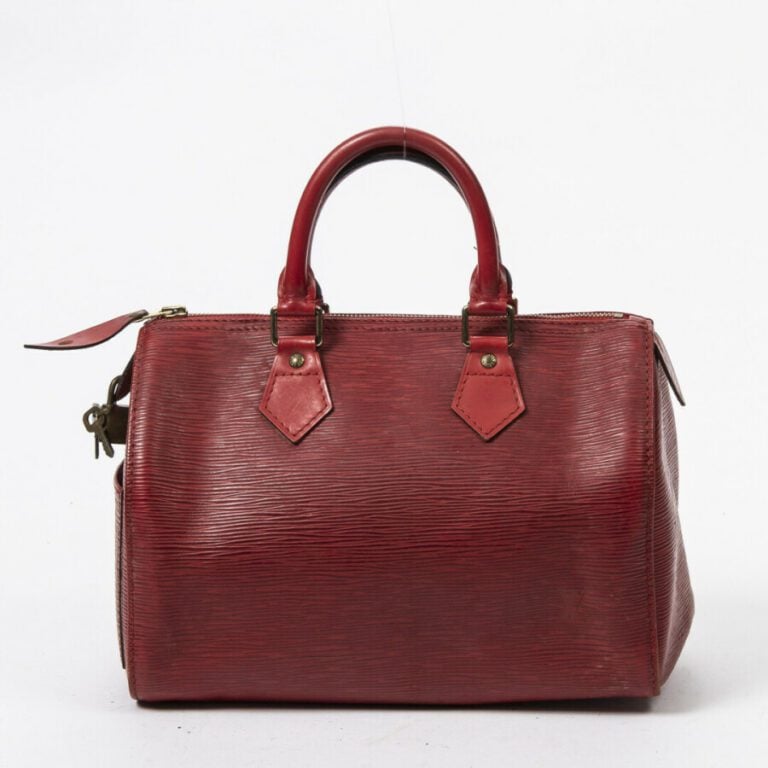 LOUIS VUITTON - 1995 - Sac "Speedy" 25 - "Speedy" 25 bag - - - Cuir Epi rouge -…