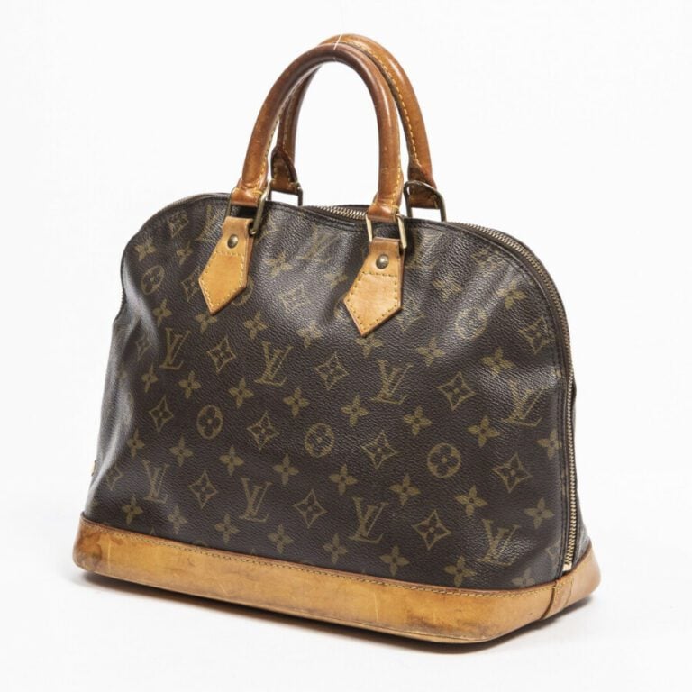 LOUIS VUITTON - 1996 - Sac "Alma" PM - "Alma" PM bag - - Toile Monogram, cuir n…