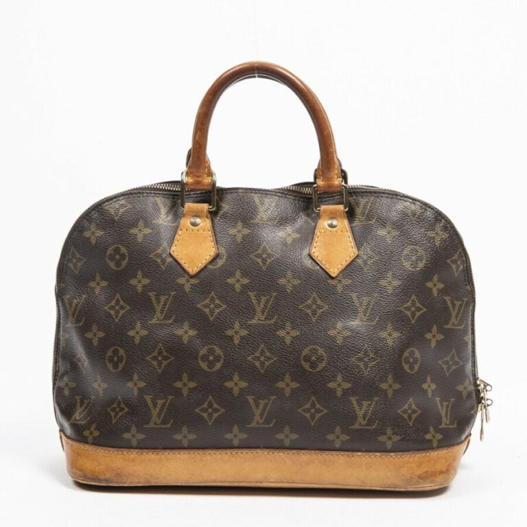 LOUIS VUITTON - 1996 - Sac "Alma" PM - "Alma" PM bag - - Toile Monogram, cuir n…