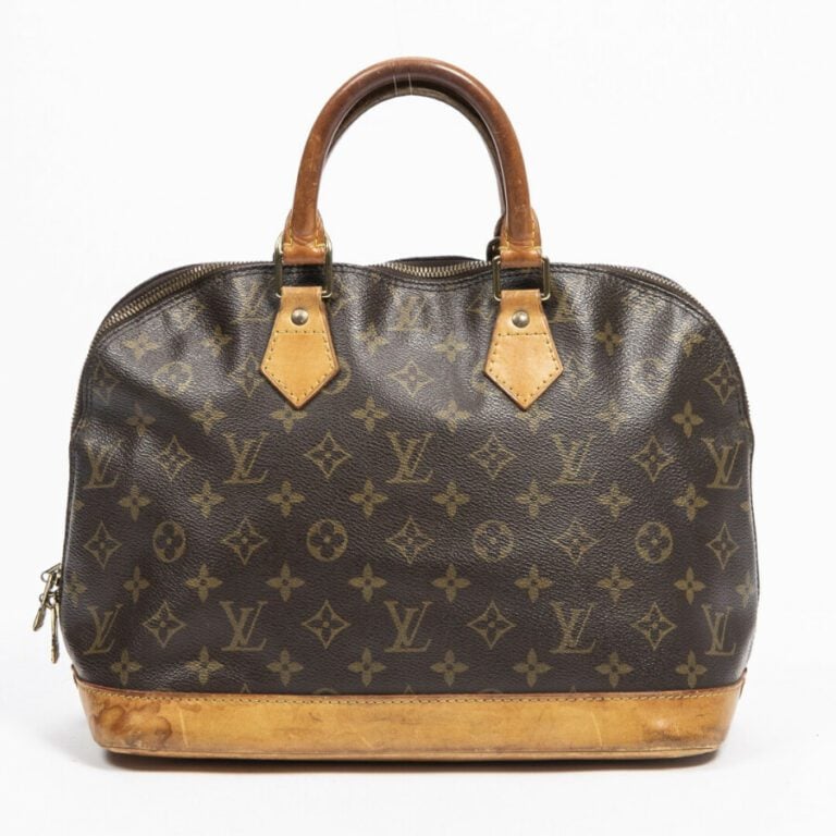 LOUIS VUITTON - 1996 - Sac "Alma" PM - "Alma" PM bag - - Toile Monogram, cuir n…