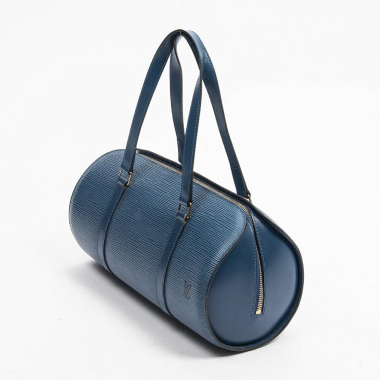 LOUIS VUITTON - 1996 - Sac "Soufflot" - "Soufflot" bag - - Cuir Epi bleu - Blue…