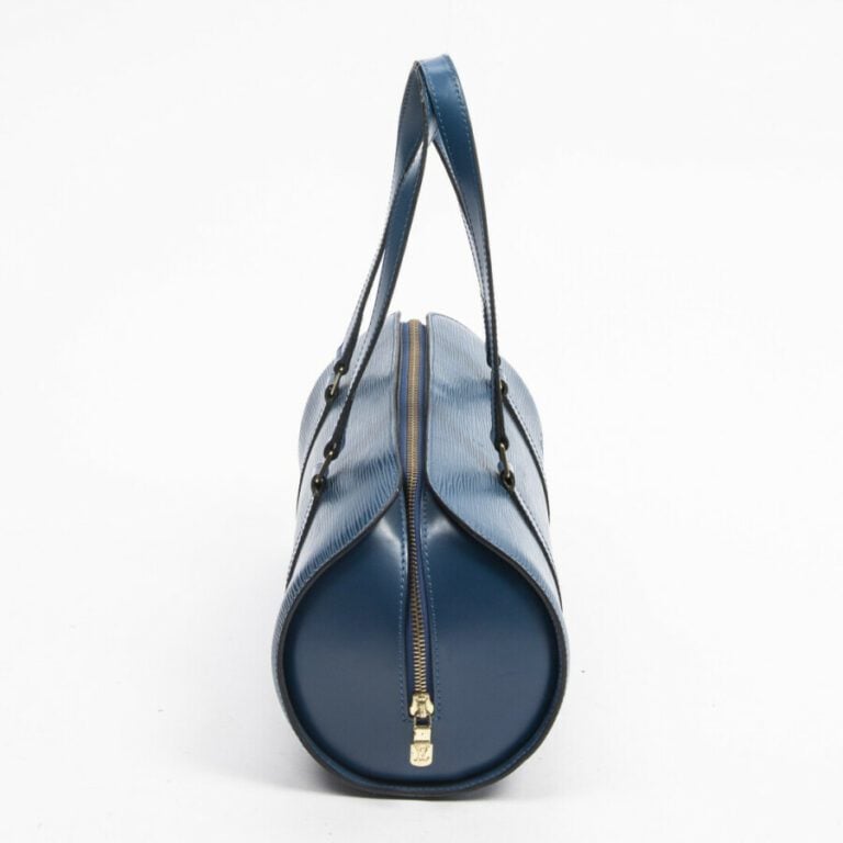 LOUIS VUITTON - 1996 - Sac "Soufflot" - "Soufflot" bag - - Cuir Epi bleu - Blue…