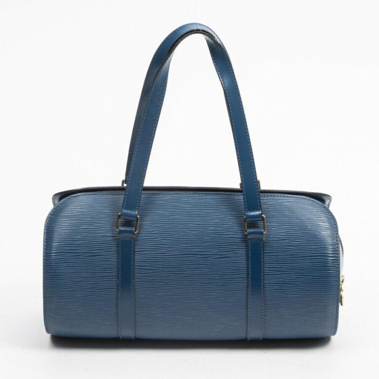 LOUIS VUITTON - 1996 - Sac "Soufflot" - "Soufflot" bag - - Cuir Epi bleu - Blue…