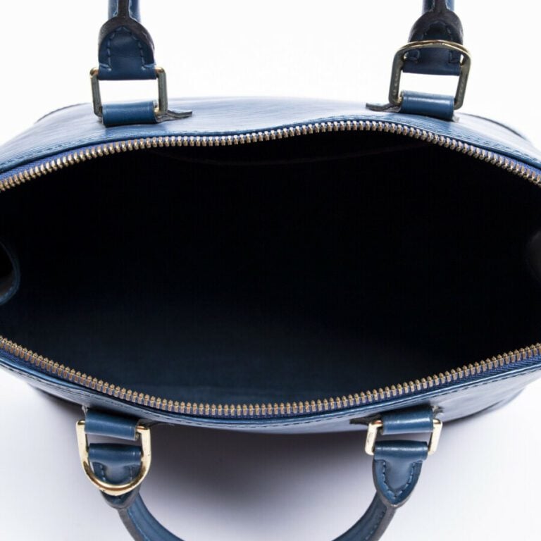 LOUIS VUITTON - 1997 - Sac "Alma" PM - "Alma" PM bag - - Cuir Epi bleu - Blue E…