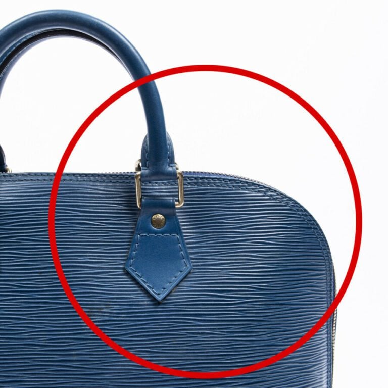 LOUIS VUITTON - 1997 - Sac "Alma" PM - "Alma" PM bag - - Cuir Epi bleu - Blue E…