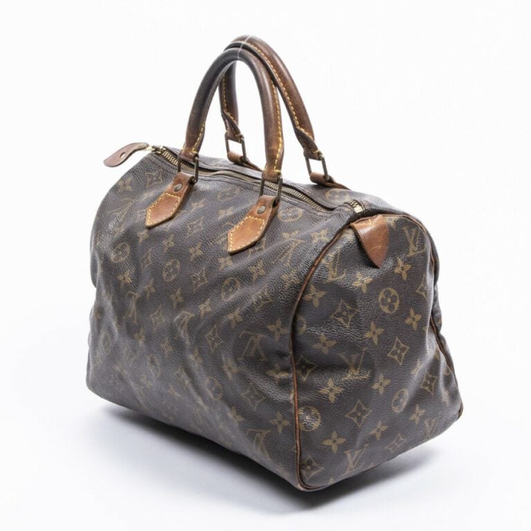 LOUIS VUITTON - 1999 - Sac "Speedy" 30 - "Speedy" 30 bag - - Toile Monogram, cu…