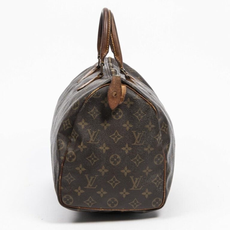 LOUIS VUITTON - 2001 - Sac "Speedy" 35 - "Speedy" 35 bag - - Toile Monogram, cu…