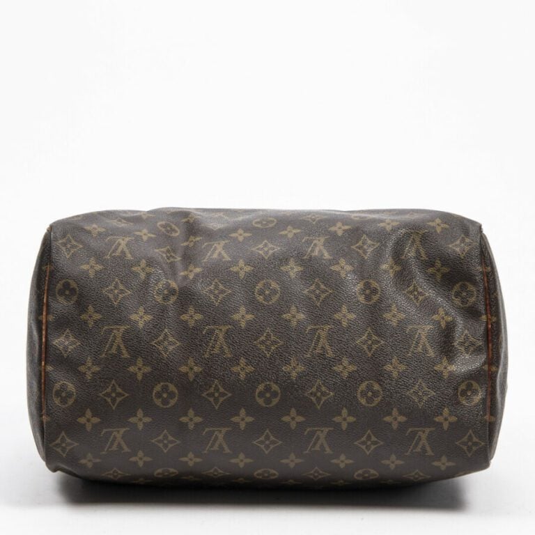 LOUIS VUITTON - 2001 - Sac "Speedy" 35 - "Speedy" 35 bag - - Toile Monogram, cu…
