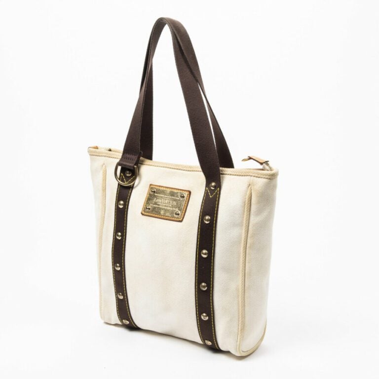 LOUIS VUITTON - 2005 - Cabas "Antigua" MM - "Antigua" MM tote - - Toile écrue,…
