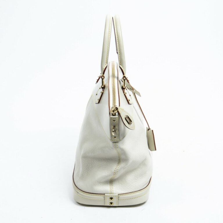 LOUIS VUITTON - 2006 - Sac "Lockit" - "Lockit" bag - - Cuir Suhali crème - Crea…