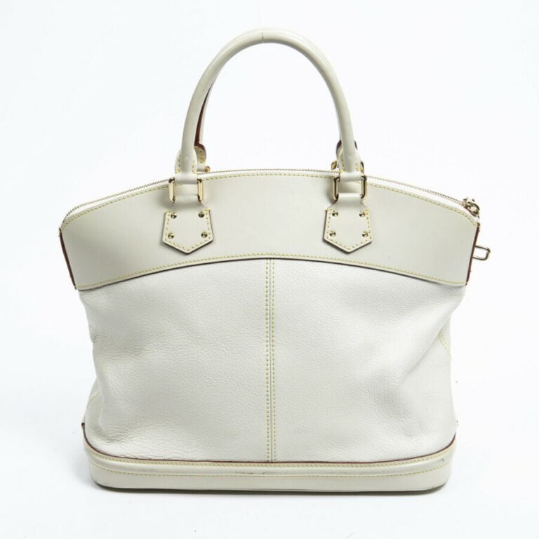 LOUIS VUITTON - 2006 - Sac "Lockit" - "Lockit" bag - - Cuir Suhali crème - Crea…
