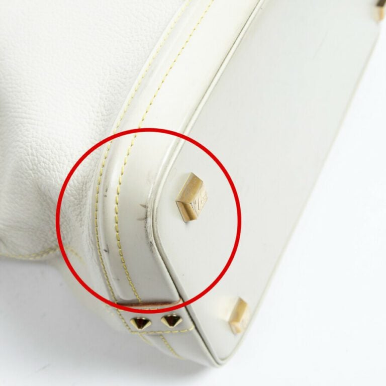 LOUIS VUITTON - 2006 - Sac "Lockit" - "Lockit" bag - - Cuir Suhali crème - Crea…