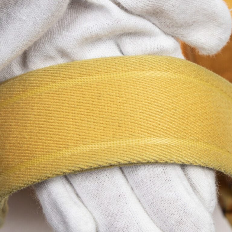 LOUIS VUITTON - 2012 - Cabas - Tote - - Toile rayée jaune, cuir - Orange stripe…