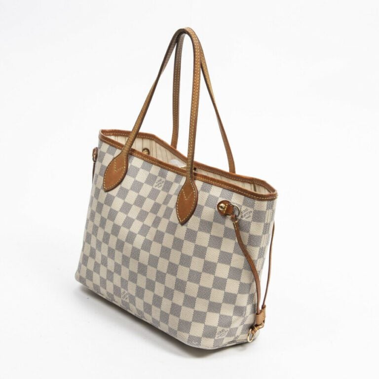LOUIS VUITTON - 2012 - Sac "Neverfull" PM - "Neverfull" PM bag - - Toile Damier…