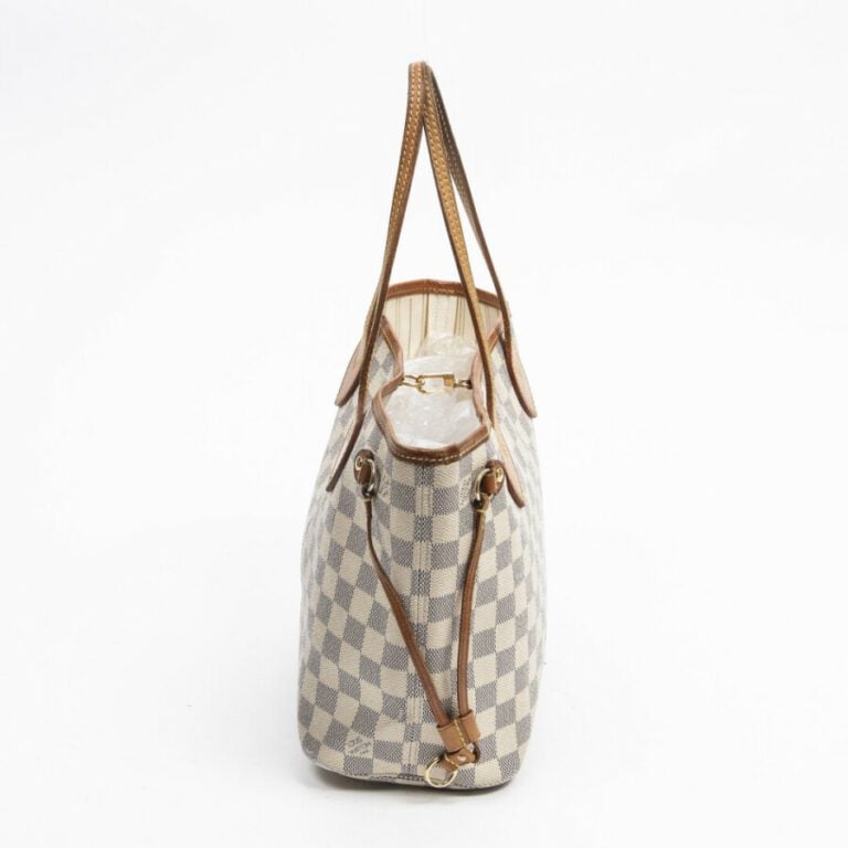 LOUIS VUITTON - 2012 - Sac "Neverfull" PM - "Neverfull" PM bag - - Toile Damier…