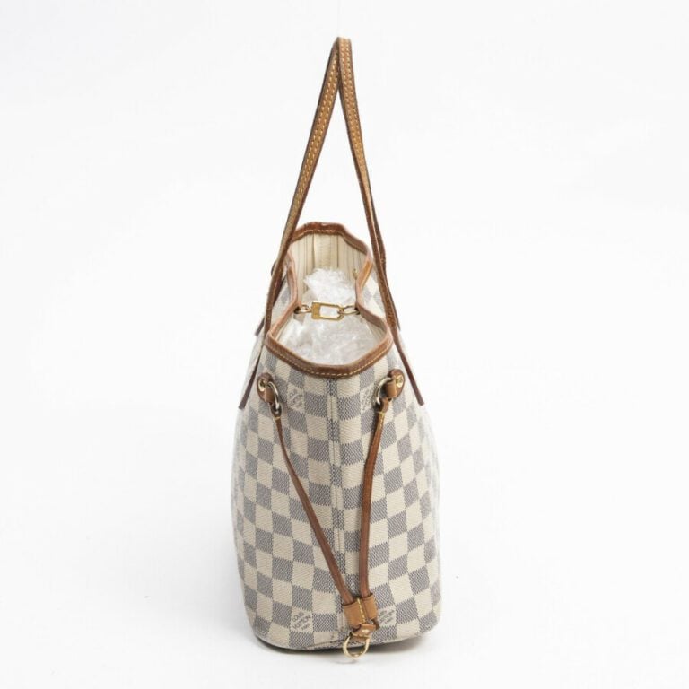 LOUIS VUITTON - 2012 - Sac "Neverfull" PM - "Neverfull" PM bag - - Toile Damier…