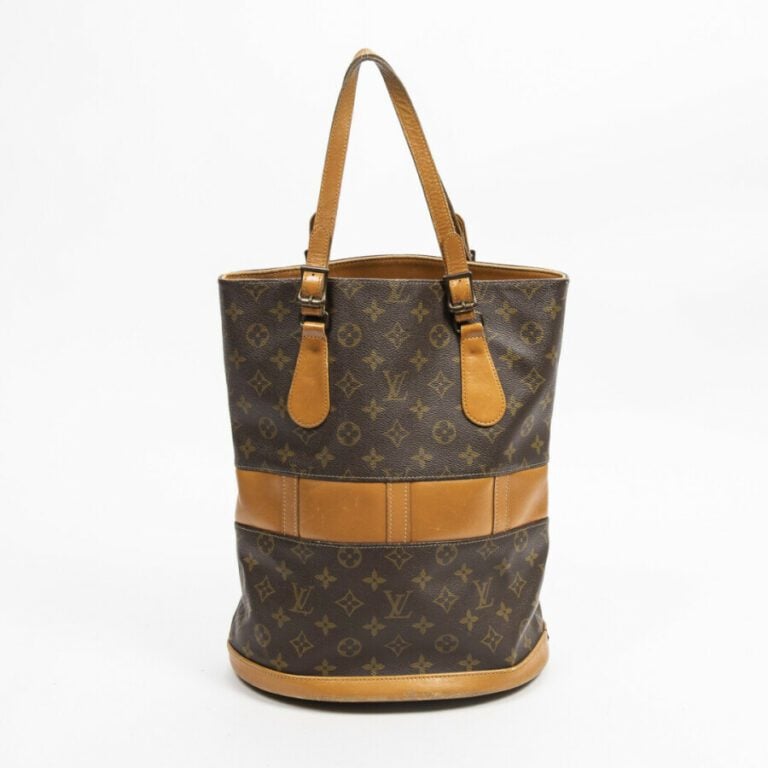 LOUIS VUITTON - Sac "Bucket USA" - "Bucket USA" bag - - Toile Monogram, cuir na…