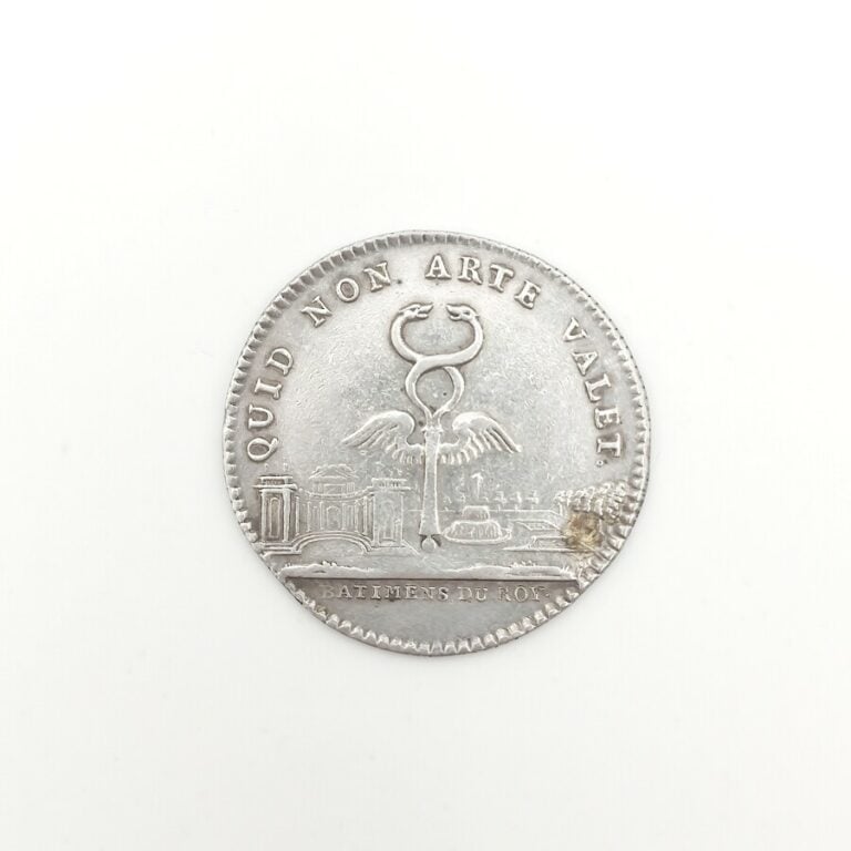 Louis XV (1715-1774). Jeton en argent des Bâtiments du Roi, non daté. F. 3096 v…