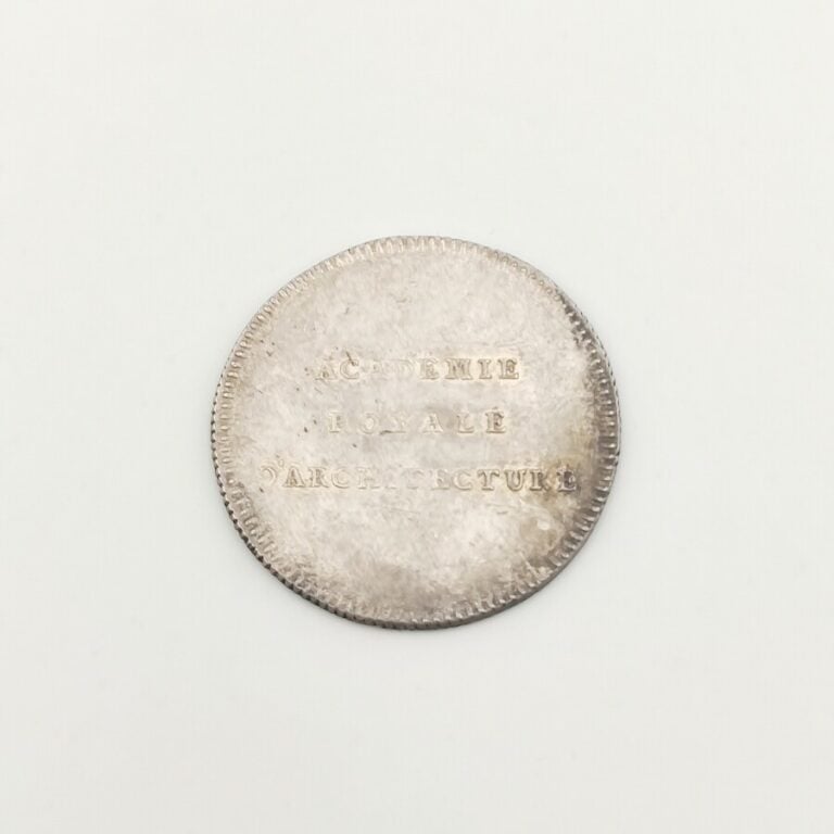 Louis XVI (1774-1791). Jeton en argent de l'Académie Royale d'Architecture, non…