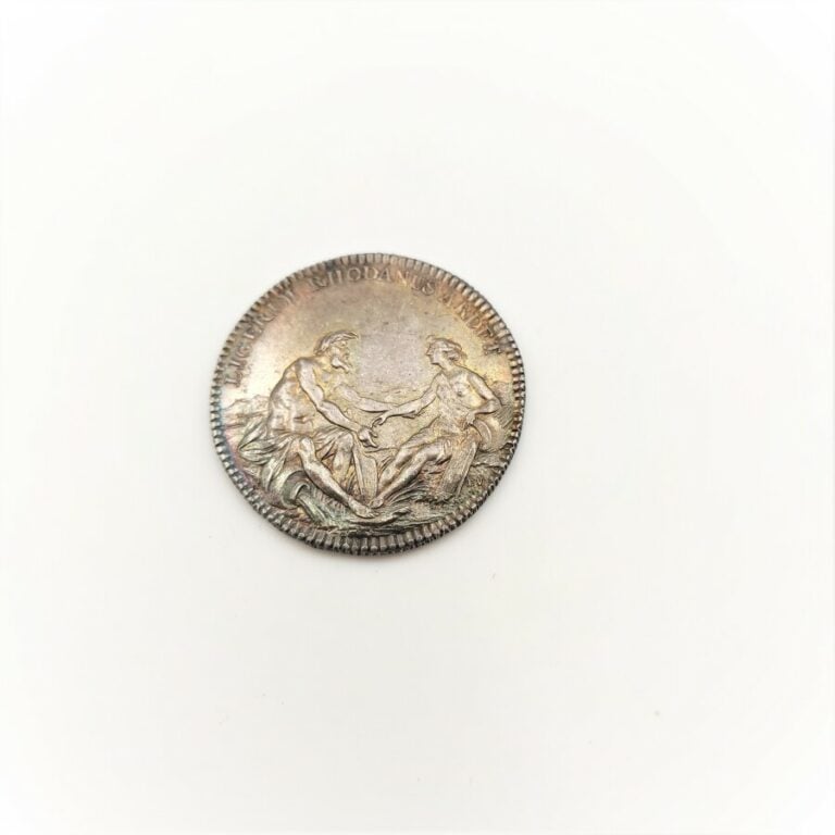 Louis XVI (1774-1791). Jeton en argent du Canal de Givors, 1784. F. 10797. SUP,…