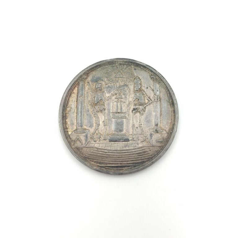 Louis XVIII (1815-1824). Jeton en argent de la loge de la Parfaite Égalité de l…