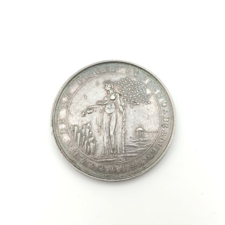 Louis XVIII (1815-1824). Jeton en argent de la Loge de la Persévérance de l'Ori…