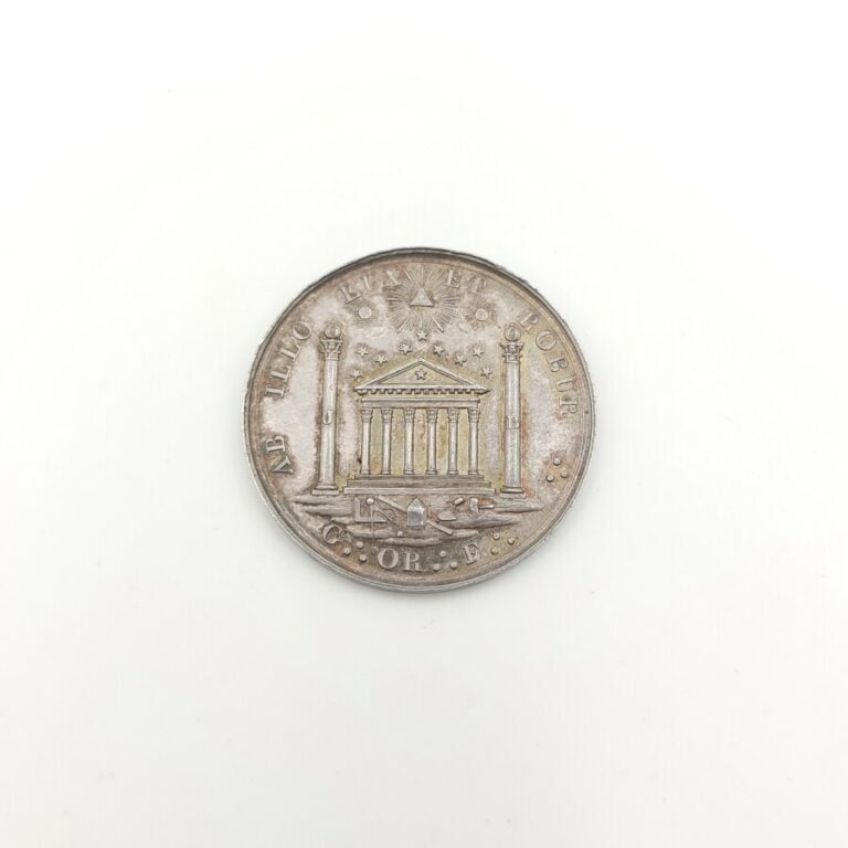 Napoléon Ier (1804-1814). Essai (?) du jeton en argent du Grand Orient de Franc…
