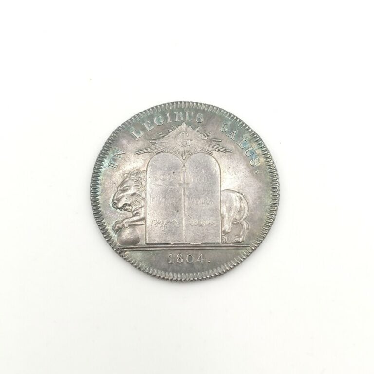 Napoléon Ier (1804-1814). Jeton en argent de la loge Thémis de l'Orient de Pari…