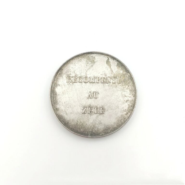 Napoléon Ier (1804-1814). Jeton en argent de récompense au zèle de l'Orient de…