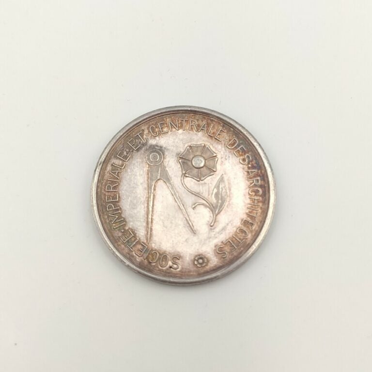 Napoléon III (1852-1870). Jeton en argent de la société Impériale et Centrale d…