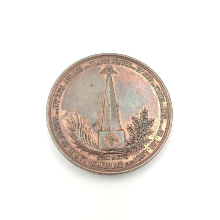 Napoléon III (1852-1870). Médaille en bronze d'hommage à Jean-Pons-Guillaume Vi…