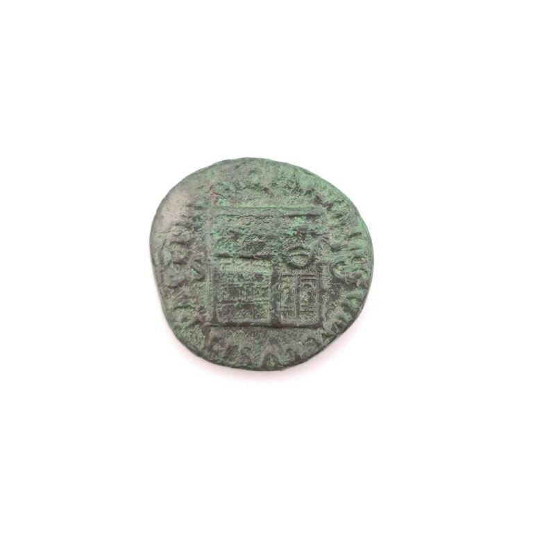 Néron (54-68). As au temple de Janus, 65 ap. J.-C., Rome. RIC 309, C.164 . TB+