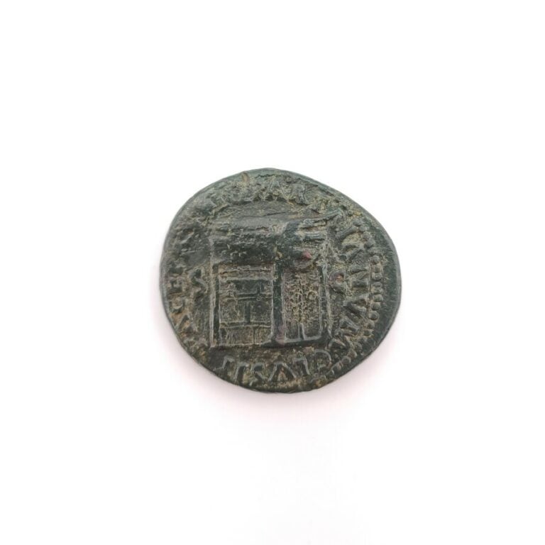 Néron (54-68). As au temple de Janus, 66 ap. J.-C., Rome. RIC 347, C. manque cf…